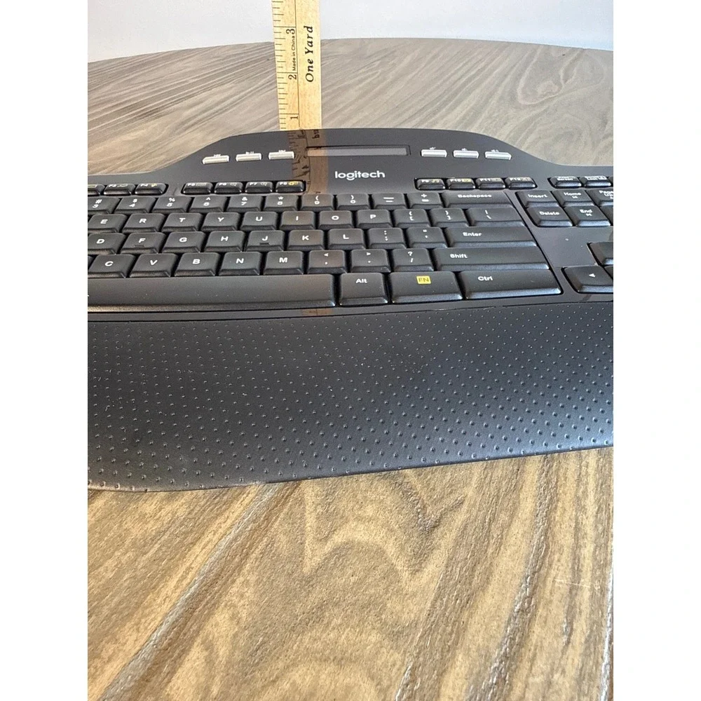 Logitech MK710 Wireless Keyboard Full Size Ergonomic Media Keys Tested No Dongle